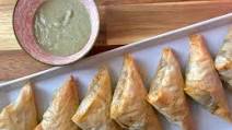 Phyllo Meat Triangles Phyllo Meat Triangles