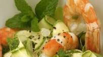 Shrimp and Zucchini Salad Marinated with Mastiha Shrimp and Zucchini Salad Marinated with Mastiha