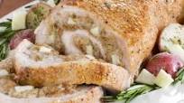 Pork Roast with Mushroom-Apple Stuffing Pork Roast with Mushroom-Apple Stuffing