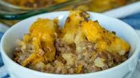 Cheesy Beef And Potato Casserole Cheesy Beef And Potato Casserole