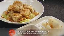 Twice Cooked Pork Belly with Apple Slaw and Fragrant Rice Twice Cooked Pork Belly with Apple Slaw and Fragrant Rice