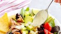 Chicken Taco Salad (with creamy jalapeño dressing) Chicken Taco Salad (with creamy jalapeño dressing)