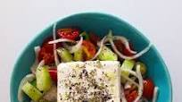 Greek Style Feta Cheese Salad Greek Style Feta Cheese Salad