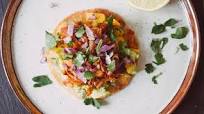 Tostadas with sweet & sour Jackfruit Tostadas with sweet & sour Jackfruit