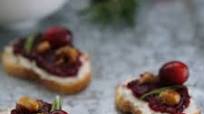 Goat Cheese Crostini with Cranberry Chutney Goat Cheese Crostini with Cranberry Chutney