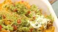 Nachos With Cheddar And Guacamole Nachos With Cheddar And Guacamole