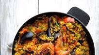 Seafood Paella With Shrimp, Mussels And Squid Seafood Paella With Shrimp, Mussels And Squid