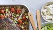 Greek Flank Steak and Veggie Salad Greek Flank Steak and Veggie Salad