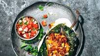 Grilled Chiles Rellenos with Chorizo and Corn Grilled Chiles Rellenos with Chorizo and Corn