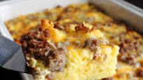 Sausage and Cornbread Breakfast Casserole Sausage and Cornbread Breakfast Casserole