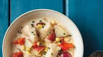 Slow-Cooker Fish Chowder with Potatoes and Corn Slow-Cooker Fish Chowder with Potatoes and Corn