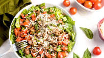 Bruschetta Burger Bowl Bruschetta Burger Bowl