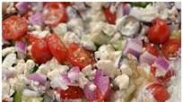 Easy 7 Layer Greek Tzatziki Dip Easy 7 Layer Greek Tzatziki Dip