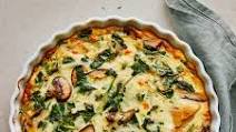 Spinach & Mushroom Quiche Spinach & Mushroom Quiche
