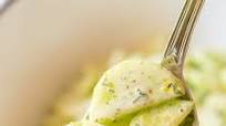 Creamy Cucumber Salad Recipe with Dill Creamy Cucumber Salad Recipe with Dill