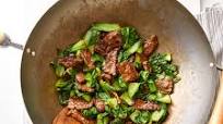Chinese Ginger Beef Stir-Fry with Baby Bok Choy Chinese Ginger Beef Stir-Fry with Baby Bok Choy
