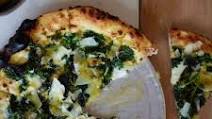 Pizza with Garlic Cream and Nettles Pizza with Garlic Cream and Nettles