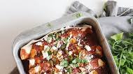 Chicken Enchiladas with 5-Minute Enchilada Sauce Chicken Enchiladas with 5-Minute Enchilada Sauce