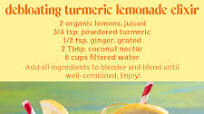 3 Minute De-bloating Turmeric Lemonade Elixir 3 Minute De-bloating Turmeric Lemonade Elixir