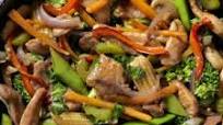 Pork stir-fry Pork stir-fry