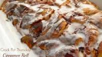 Crock Pot Cinnamon Roll Casserole Crock Pot Cinnamon Roll Casserole