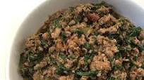 Palak Keema (Ground Chicken with Spinach) Palak Keema (Ground Chicken with Spinach)