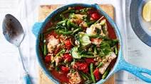 One-pan fish stew with green beans & cherry tomatoes One-pan fish stew with green beans & cherry tomatoes