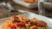 Spicy Sausage Spanish Rice Skillet Spicy Sausage Spanish Rice Skillet