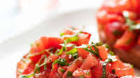 Real Tomato and Basil Bruschetta Real Tomato and Basil Bruschetta