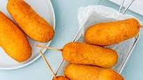 Easy Eggless Corndogs Easy Eggless Corndogs