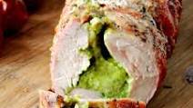 Broccoli Pesto and Cheese Stuffed Grilled Pork Tenderloin Broccoli Pesto and Cheese Stuffed Grilled Pork Tenderloin
