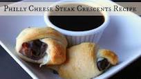 Philly Cheese Steak Crescents With Au Jus Recipe! Philly Cheese Steak Crescents With Au Jus Recipe!