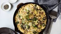 Fall Frittata with Pancetta, Apples, Greens and Goat Cheese Fall Frittata with Pancetta, Apples, Greens and Goat Cheese