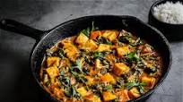 Keto Curried Spinach Paneer Skillet Keto Curried Spinach Paneer Skillet