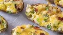 Broccoli Cheddar Twice Baked Potatoes with Bacon Broccoli Cheddar Twice Baked Potatoes with Bacon