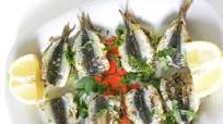 Marinated and Sandwiched Grilled Fresh Sardines Marinated and Sandwiched Grilled Fresh Sardines