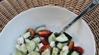 Cucumber Caprese Salad Cucumber Caprese Salad