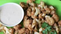 Fried Cauliflower with Tahini Sauce Fried Cauliflower with Tahini Sauce
