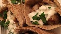 Greek-Style Pork Gyros Plate Greek-Style Pork Gyros Plate