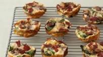 Mini Spinach and Mushroom Quiche Mini Spinach and Mushroom Quiche