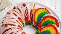 Rainbow Bundt Cake Rainbow Bundt Cake