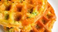 Broccoli & Cheddar Keto Waffles Broccoli & Cheddar Keto Waffles