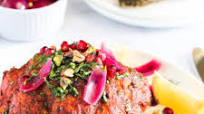 Whole Roasted Tandoori Cauliflower with cucumber raita Whole Roasted Tandoori Cauliflower with cucumber raita