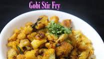 cauliflower fry recipe | gobi stir fry dry recipe cauliflower fry recipe | gobi stir fry dry recipe