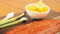 Cedar Plank Grilled Salmon Cedar Plank Grilled Salmon