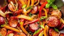 Smoked Sausage and Peppers Skillet Smoked Sausage and Peppers Skillet