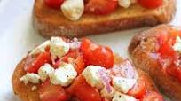 Tomato and Feta Bruschetta Tomato and Feta Bruschetta