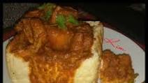 Kim's Lamb bunny chow Kim's Lamb bunny chow