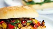 Grilled Chicken Bruschetta Sandwich Grilled Chicken Bruschetta Sandwich