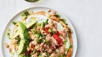 Baked Tortillas With Tuna, Avocado And Tzatziki Recipe | Woolworths Baked Tortillas With Tuna, Avocado And Tzatziki Recipe | Woolworths